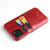 iPhone 13 Pro Max Fierre Shann Retro Oil Wax Texture PU Leather Case with Card Slots  - Red