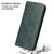 iPhone 13 Pro Max Fierre Shann Retro Tree Bark Texture PU Magnetic Horizontal Flip Leather Case with Holder & Card Slots & Wallet  - Green