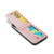iPhone 14 Fierre Shann Crazy Horse Card Holder Back Cover PU Phone Case - Pink