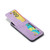 iPhone 14 Fierre Shann Crazy Horse Card Holder Back Cover PU Phone Case - Purple