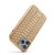 iPhone 14 Fierre Shann Python Texture Electroplating PU Phone Case - White iPhone 14 Fierre Shann Python Texture Electroplating PU Phone Case - White