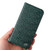 iPhone 14 Pro Fierre Shann Crocodile Texture Magnetic Genuine Leather Phone Case - Green