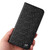 iPhone 14 Pro Max Fierre Shann Crocodile Texture Magnetic Genuine Leather Phone Case - Black