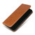 iPhone 15 Fierre Shann PU Genuine Leather Texture Phone Case - Brown