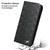 iPhone 15 Pro Fierre Shann Crocodile Texture Magnetic Genuine Leather Phone Case - Black