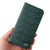 iPhone 15 Pro Fierre Shann Crocodile Texture Magnetic Genuine Leather Phone Case - Green