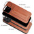 iPhone 15 Pro Max Fierre Shann Holder Back Cover PU Phone Case - Brown