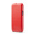 iPhone 15 Pro Max Fierre Shann Oil Wax Texture Vertical Flip PU Phone Case - Red