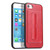 Fierre Shann Full Coverage Protective Leather Case iPhone SE 2020 & 8 & 7, with Holder & Card Slot - Red