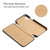 iPhone X / XS Fierre Shann Business Magnetic Horizontal Flip Genuine Leather Case - Black