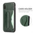 iPhone X / XS Fierre Shann Full Coverage Protective Leather Case with Holder & Card Slot - Green