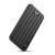 iPhone XR Fierre Shann Leather Texture Phone Back Cover Case - Woven Black