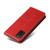 Samsung Galaxy A02s Fierre Shann PU Genuine Leather Texture Leather Phone Case - Red