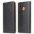 Fierre Shann Dermis Texture PU +TPU Horizontal Flip Leather Case with Holder & Card Slots & Wallet Galaxy A20 & A30 - Black
