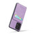 Samsung Galaxy A52 4G / 5G Fierre Shann Crazy Horse Card Holder Back Cover PU Phone Case - Purple