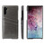 Fierre Shann Retro Oil Wax Texture PU Leather Case with Card Slots Galaxy Note 10 - Black