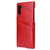 Fierre Shann Retro Oil Wax Texture PU Leather Case with Card Slots Galaxy Note 10 - Red