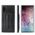 Galaxy Note10+ Fierre Shann Full Coverage Protective Leather Case with Holder & Card Slot - Black