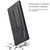 Galaxy Note10+ Fierre Shann Full Coverage Protective Leather Case with Holder & Card Slot - Black