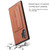 Galaxy Note10+ Fierre Shann Full Coverage Protective Leather Case with Holder & Card Slot - Brown