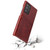 Samsung Galaxy Note 20 Fierre Shann Retro Oil Wax Texture PU Leather Case with Card Slots - Brown