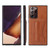 Samsung Galaxy Note20 Fierre Shann Full Coverage Protective Leather Case with Holder & Card Slot - Brown