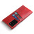 Samsung Galaxy Note 20 Ultra Fierre Shann Retro Oil Wax Texture PU Leather Case with Card Slots - Red