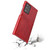 Samsung Galaxy Note 20 Ultra Fierre Shann Retro Oil Wax Texture PU Leather Case with Card Slots - Red