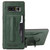 Fierre Shann Galaxy Note 8 Full Coverage Protective Leather Case with Holder & Card Slot - Green