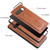 Fierre Shann Full Coverage Protective Leather Case Galaxy S10, with Holder & Card Slot  - Brown