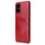 Galaxy S20 Fierre Shann Retro Oil Wax Texture PU Leather Case with Card Slots - Red