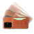 Galaxy S20 Ultra Fierre Shann Full Coverage PU Leather Protective Case with Holder & Card Slot - Brown