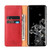 Galaxy S20 Ultra Fierre Shann PU Genuine Leather Texture Horizontal Flip Leather Case with Holder & Card Slots & Wallet - Red