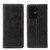 Samsung Galaxy S20 Ultra Fierre Shann Retro Tree Bark Texture PU Magnetic Horizontal Flip Leather Case with Holder & Card Slots & Wallet - Black