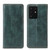 Samsung Galaxy S20 Ultra Fierre Shann Retro Tree Bark Texture PU Magnetic Horizontal Flip Leather Case with Holder & Card Slots & Wallet - Green