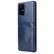 Galaxy S20+ Fierre Shann Retro Oil Wax Texture PU Leather Case with Card Slots - Blue