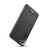 Samsung Galaxy S21+ 5G Fierre Shann Leather Texture Phone Back Cover Case - Lychee Black