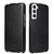 Samsung Galaxy S22 5G Fierre Shann 64 Texture Vertical Flip PU Leather Phone Case - Black