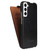 Samsung Galaxy S22 5G Fierre Shann 64 Texture Vertical Flip PU Leather Phone Case - Black