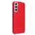 Samsung Galaxy S22 5G Fierre Shann 64 Texture Vertical Flip PU Leather Phone Case - Red