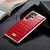 Samsung Galaxy S22 5G Fierre Shann Crocodile Texture Electroplating PU Phone Case - Red
