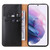 Samsung Galaxy S22 5G Fierre Shann PU Genuine Leather Texture Leather Phone Case - Black