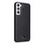 Samsung Galaxy S22+ 5G Fierre Shann Leather Texture Phone Back Cover Case - Ox Tendon Black