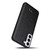 Samsung Galaxy S22+ 5G Fierre Shann Leather Texture Phone Back Cover Case - Ox Tendon Black