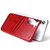 Samsung Galaxy S22+ 5G Fierre Shann Retro Oil Wax Texture PU Leather Phone Case with Card Slots - Red