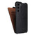 Samsung Galaxy S23 5G Fierre Shann 64 Texture Vertical Flip PU Leather Phone Case - Black