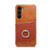 Samsung Galaxy S23 5G Fierre Shann Oil Wax Texture Genuine Leather Back Phone Case - Brown
