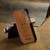 Samsung Galaxy S23 5G Fierre Shann Oil Wax Texture Leather Phone Case with Card Slots - Brown