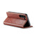 Samsung Galaxy S23 5G FIERRE SHANN Vintage Bark Texture Wallet Leather Phone Case - Brown