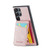 Samsung Galaxy S23 Ultra 5G Fierre Shann Crazy Horse Card Holder Back Cover PU Phone Case - Pink